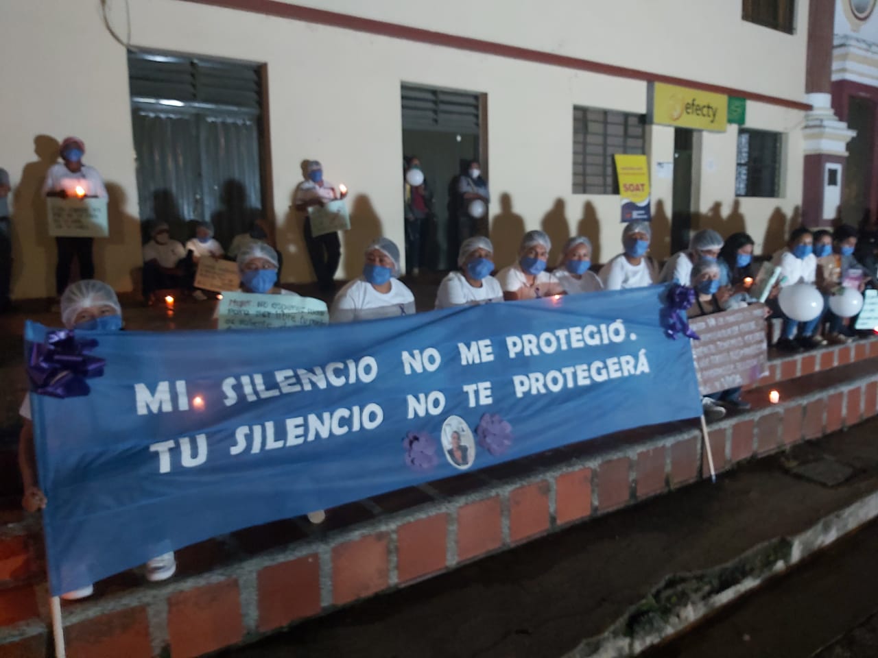 La comunidad de Páez se unió para rechazar la violencia contra las mujeres. Esperan que el caso de Miriam, lideresa indígena y comprometida con la paz, no quede en la impunidad.