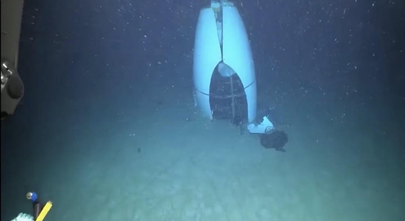 Revelan la primera imagen del sumergible Titán de OceanGate que implosionó en 2023