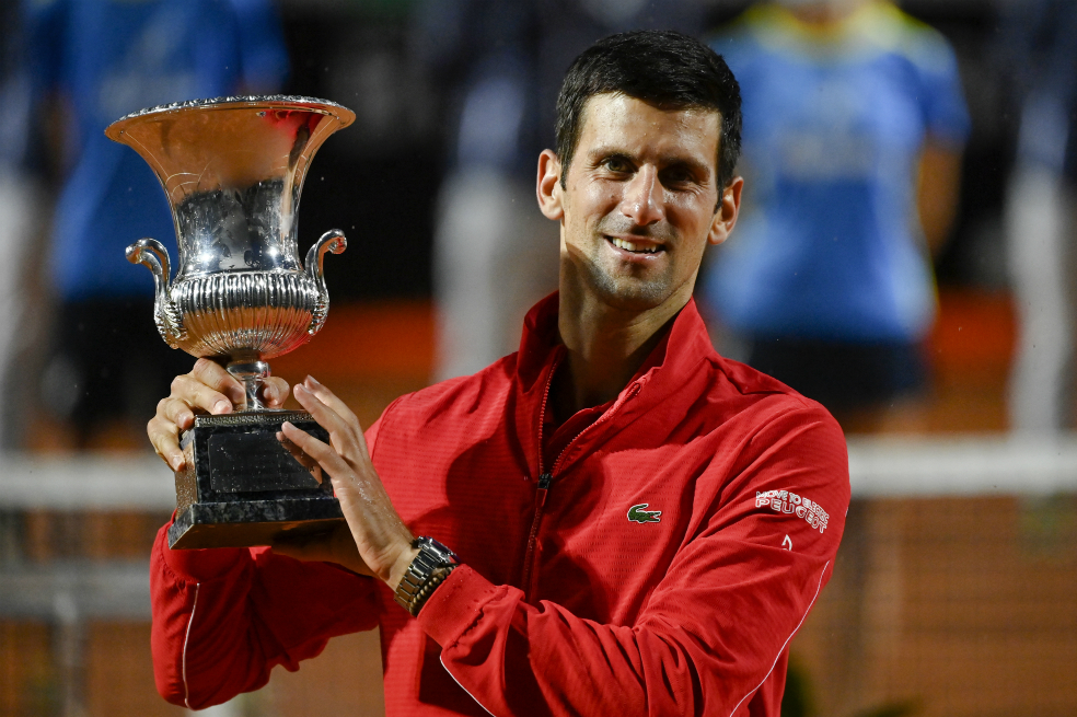 Novak Djokovic, campeón por quinta vez del Masters 1.000 de Roma