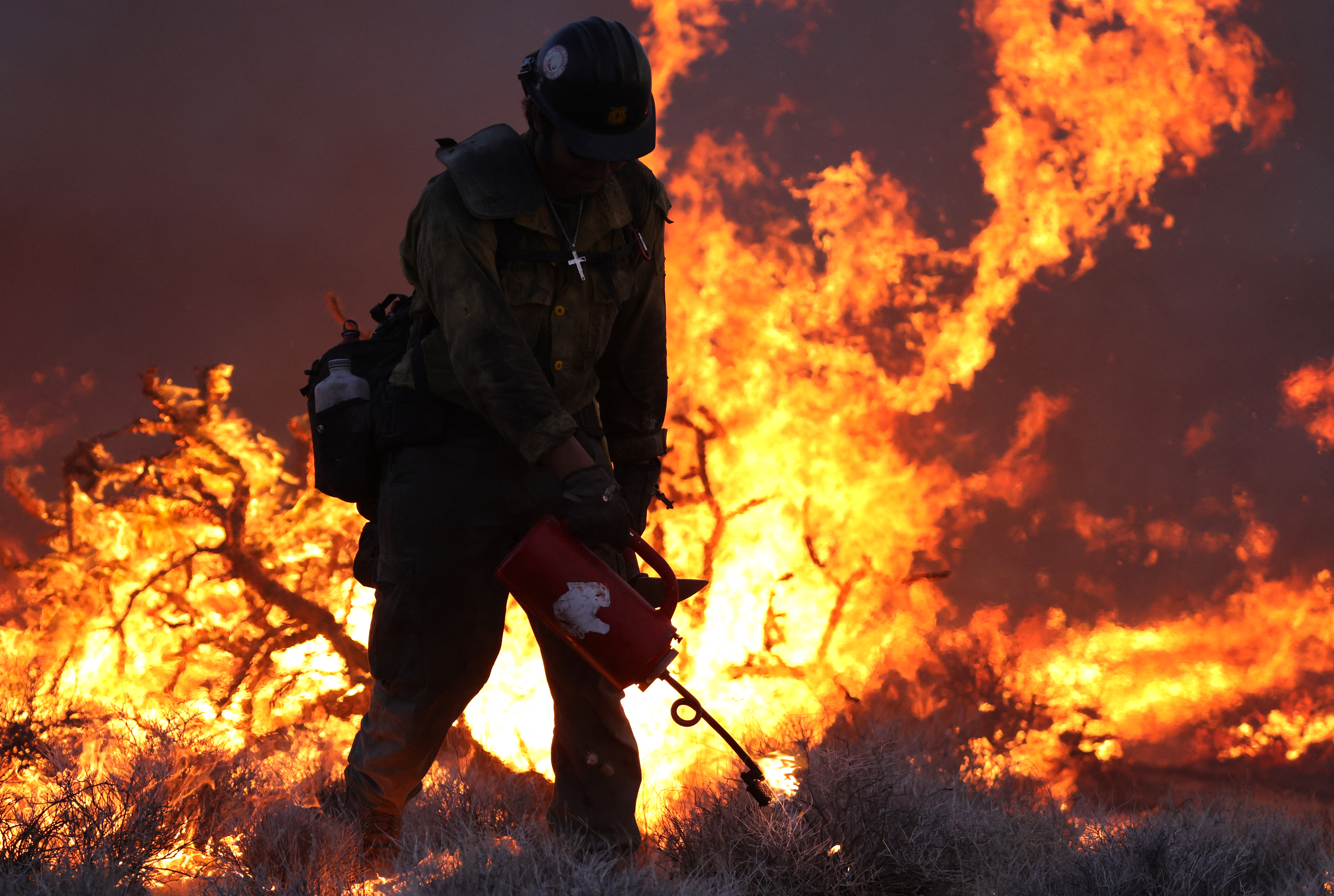 Alrededor de 31.000 hectáreas de una reserva arrasadas por incendio en California