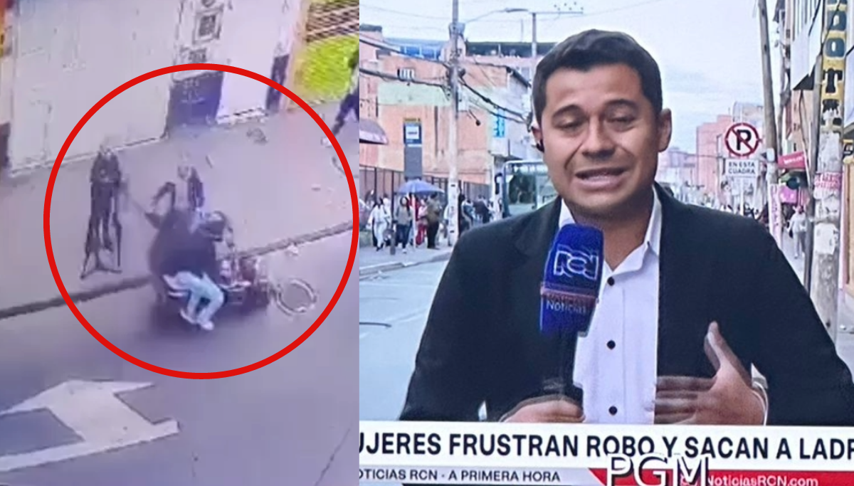 Robo a periodista de Noticias RCN quedó registrado en video: “Nos tocó a nosotros”