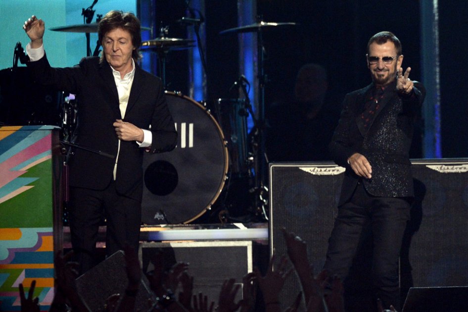 Paul McCartney y Ringo Starr.