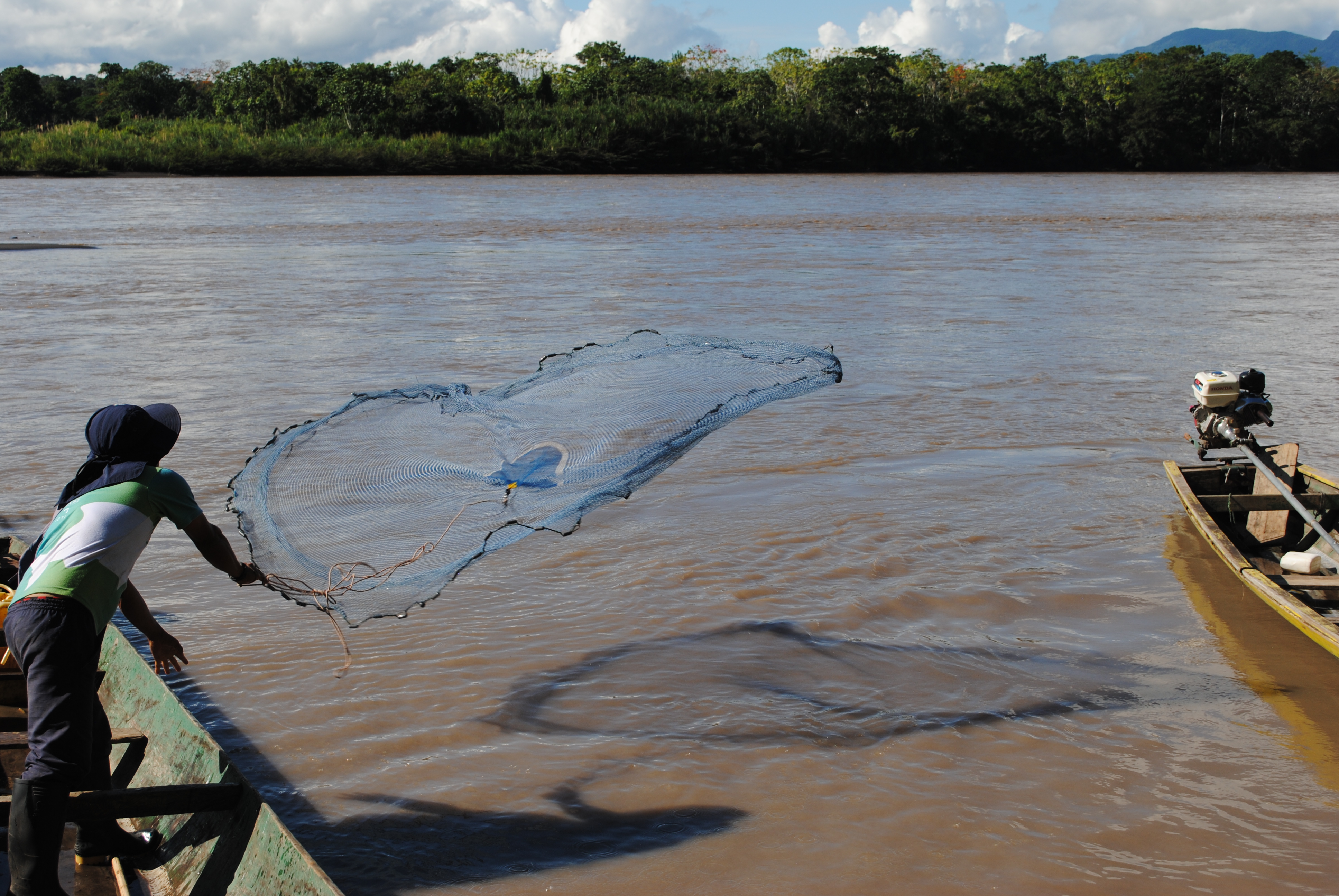 Pescadores del Amazonas.