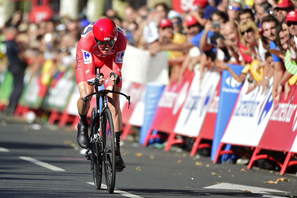 Froome ganó la crono en Logroño y dio un golpe de autoridad