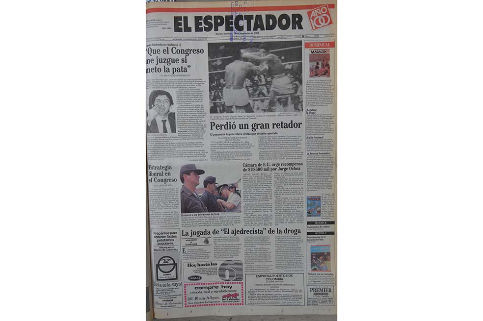 Septiembre 14 de 1986: el dilema de la legalización de la droga