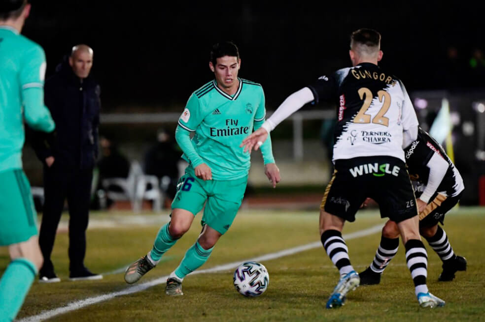 James, titular en triunfo de Real Madrid en la Copa del Rey