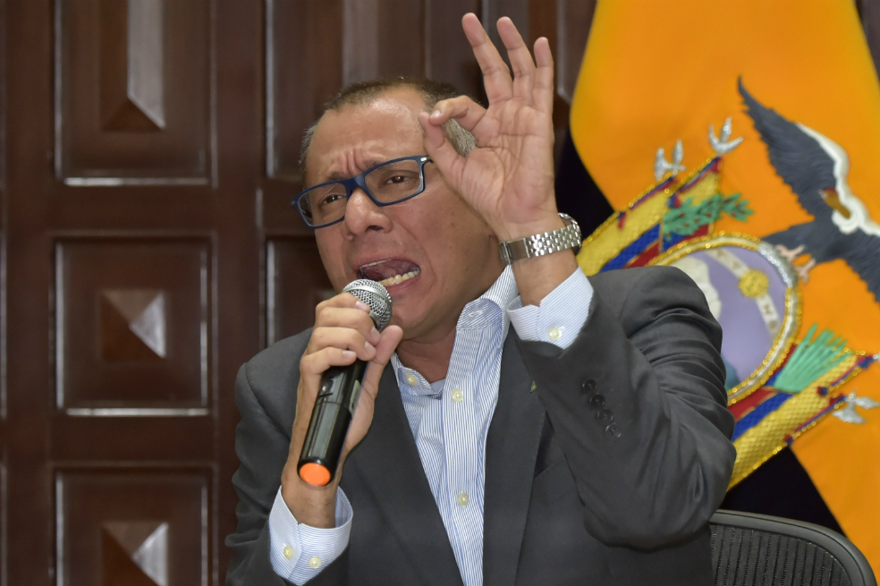 Vicepresidente de Ecuador escuda en “persecución política” su vinculación a caso Odebrecht