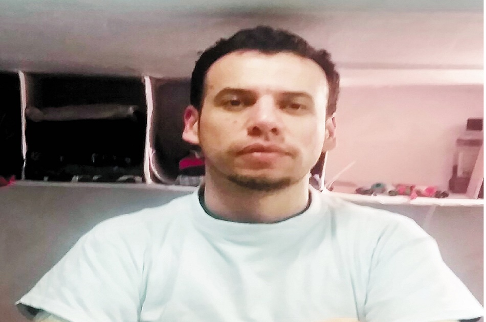 “René Nariño”, miembro de las Farc y recluido en la cárcel La Picota de Bogotá desde 2011. / Cortesía vía Whatsapp 