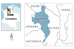 Ubicación Mojana.