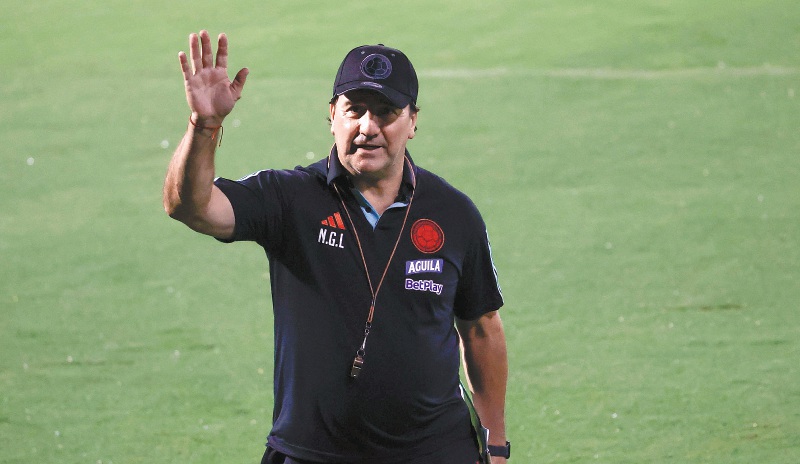 Néstor Lorenzo, entrenador de la selección de Colombia, llegó en 2022 y ya va a alcanzar la doble docena de partidos con el equipo. / EFE