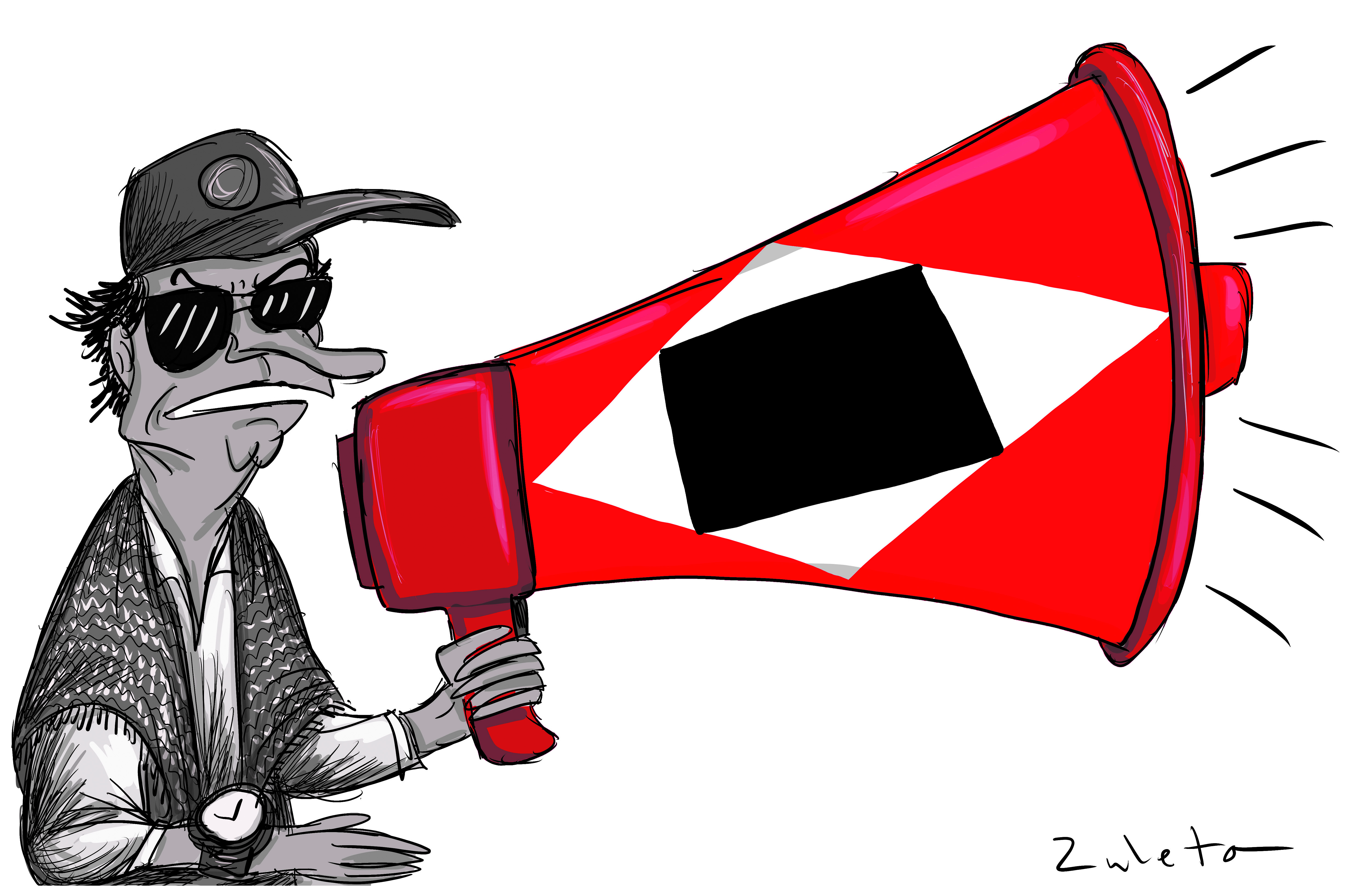 Guerra a megáfono