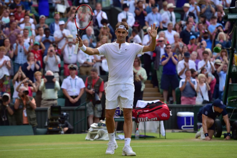 Roger Federer venció en tres sets al español Roberto Bautista. Foto: AFP