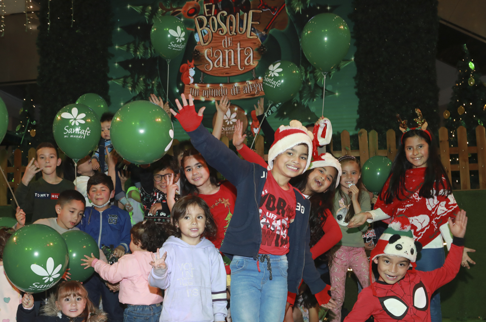 Inicia la navidad en el centro comercial Santa Fe