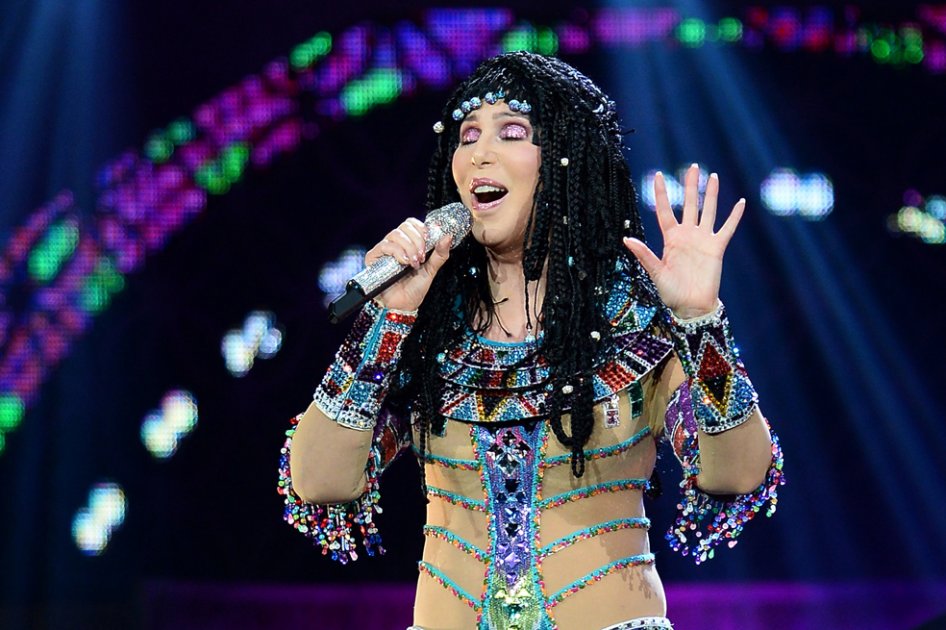 Cher en la gira  'Dressed to Kill'.