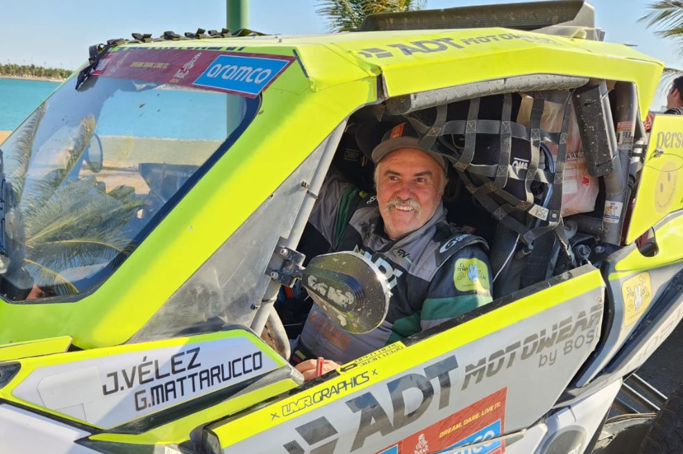 “El último día ya estaba por tirar la toalla”, así terminó el Dakar Javier Vélez