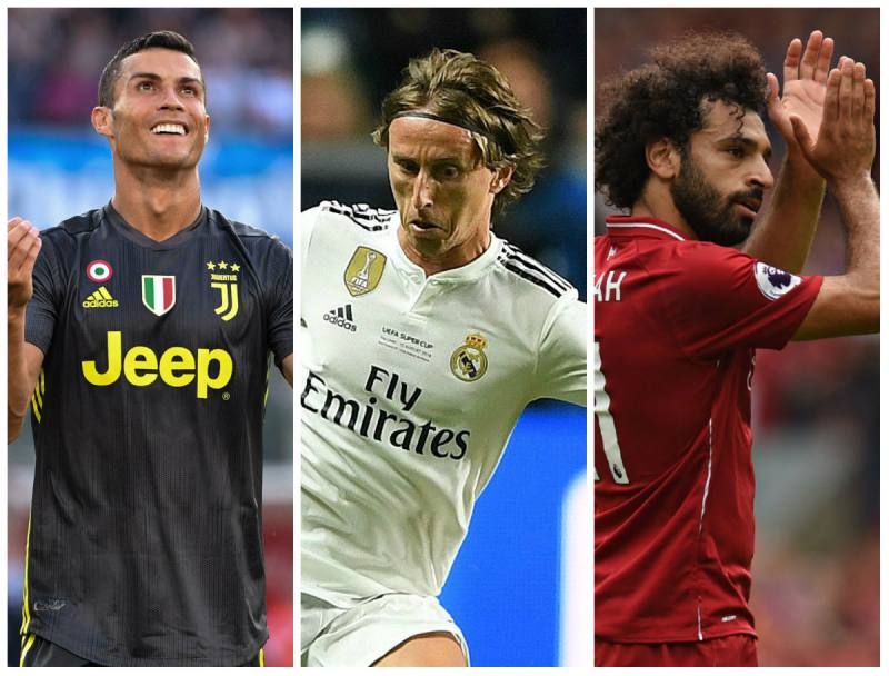 Modric, Ronaldo y Salah optan al premio FIFA, ¿un anticipo del Balón de Oro?