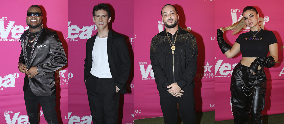 Twister el Rey y más artistas en red carpet de Vea en los Latino Music Cartagena