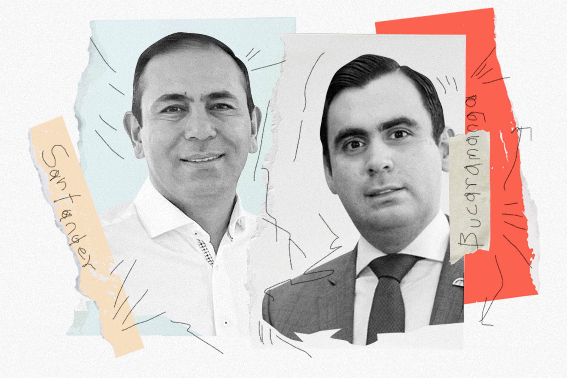 Díaz vs. Mantilla: la pelea entre un exmilitar y un heredero político por Santander