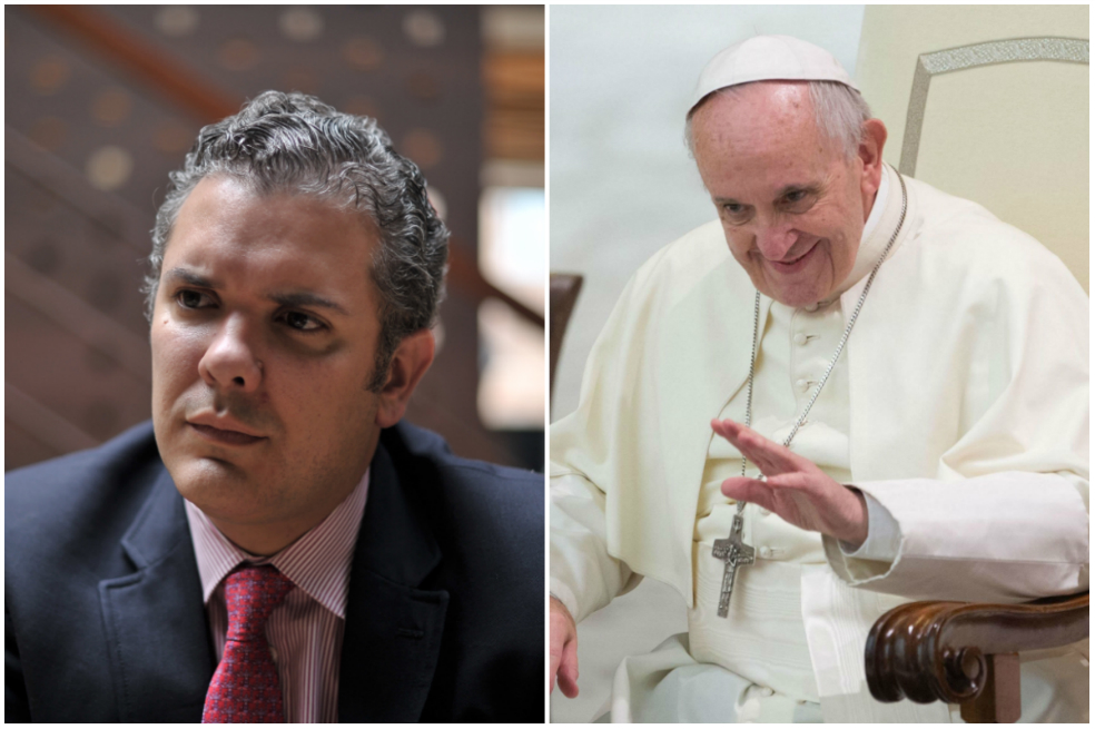Iván Duque y papa Francisco se reunirán en octubre
