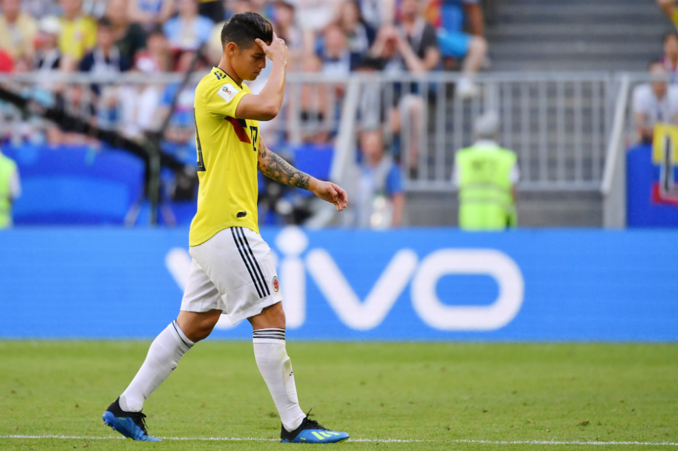 Otra más: James volvió a lesionarse con la selección colombiana