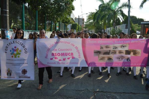 Las mujeres de Caucasia hacen valer su voz y sus derechos
