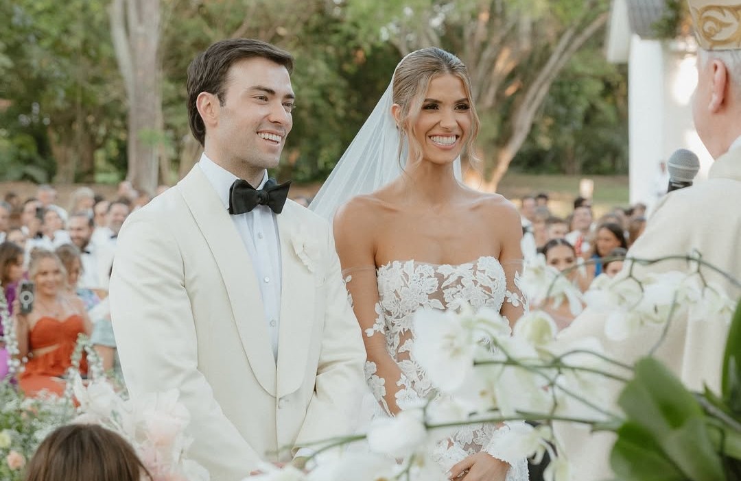Gabriela Tafur contó por qué vive en la casa de sus suegros tras su boda con Esteban Santos