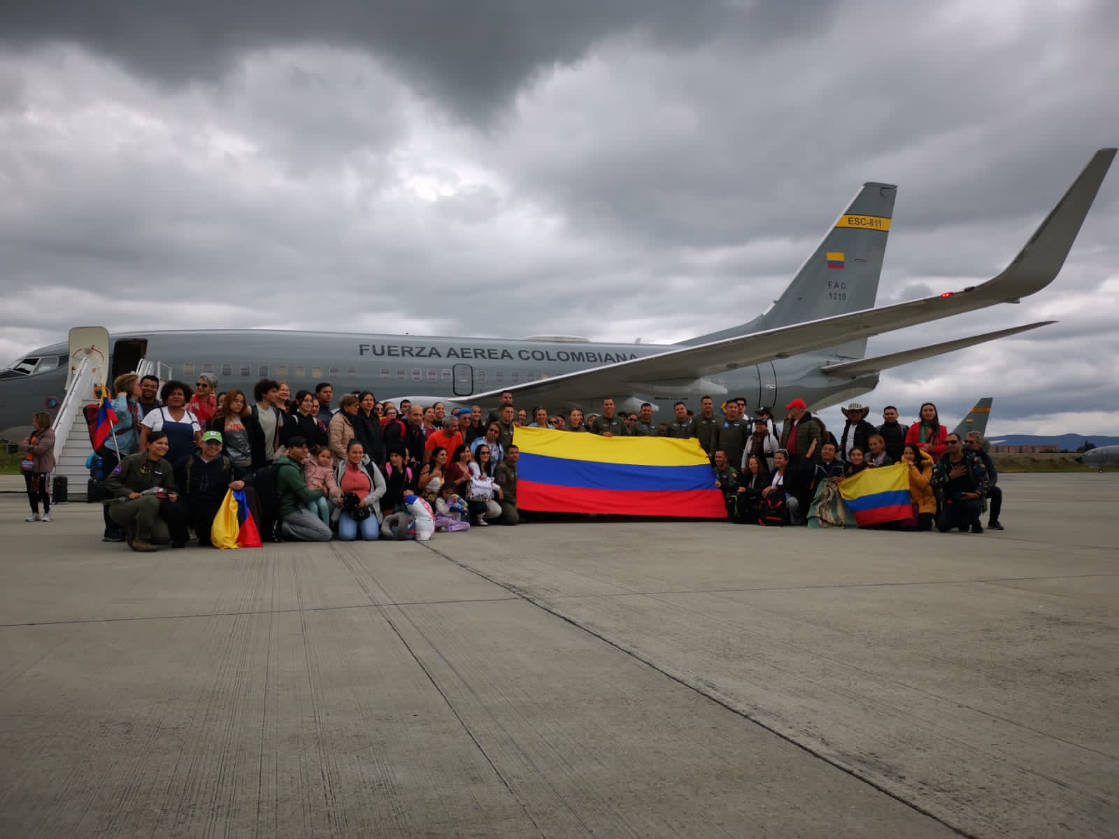 Segundo vuelo humanitario desde Israel aterrizó en Bogotá