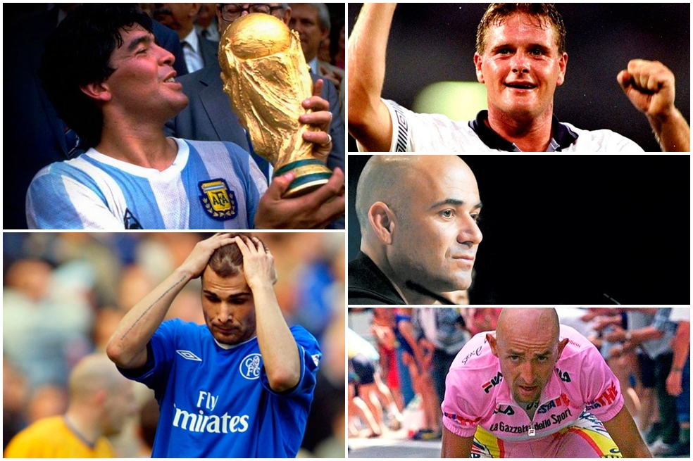 Grandes deportistas derrotados por las drogas