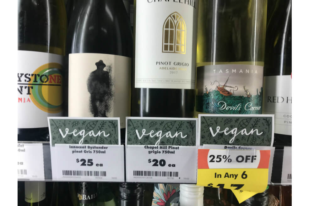 Vinos veganos
