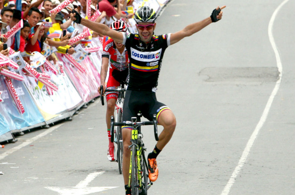Jeffry Romero ganó la segunda etapa de la Vuelta a Colombia