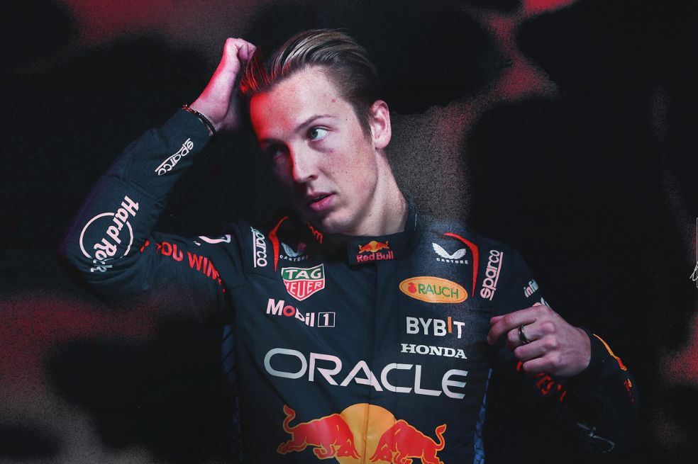 Liam Lawson, piloto neozelandés que remplaza al mexicano Sergio Pérez en Red Bull.
