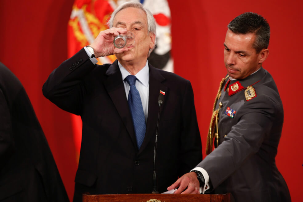 Presidente chileno no será acusado por violación de derechos humanos