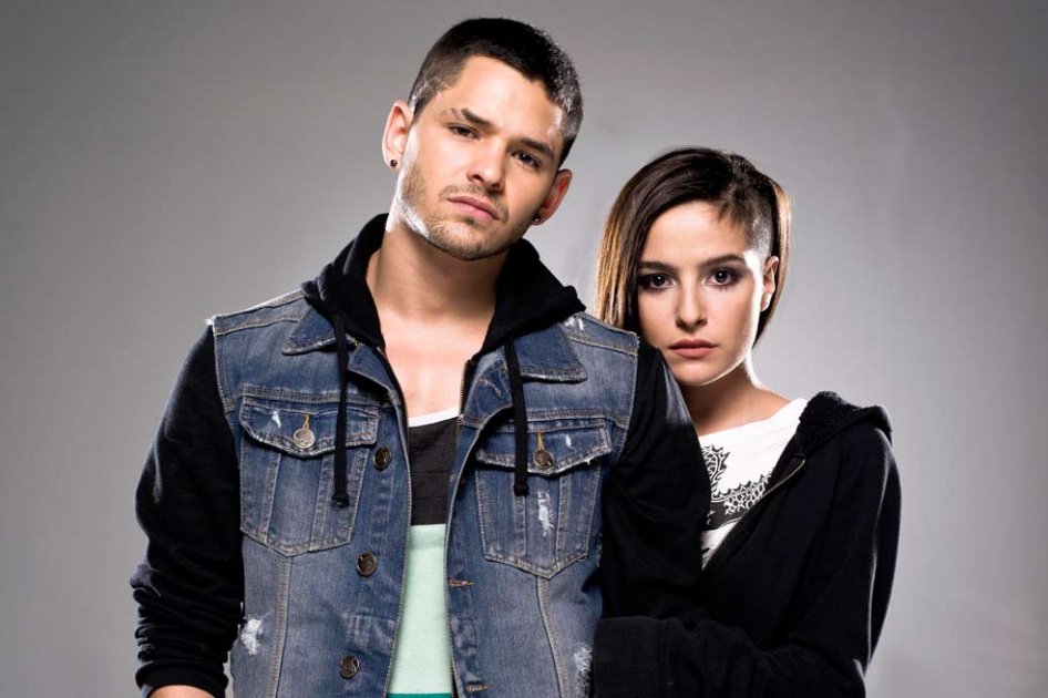 Ricardo Abarca y Brenda Asnicar, protagonistas de "Cumbia Ninja".