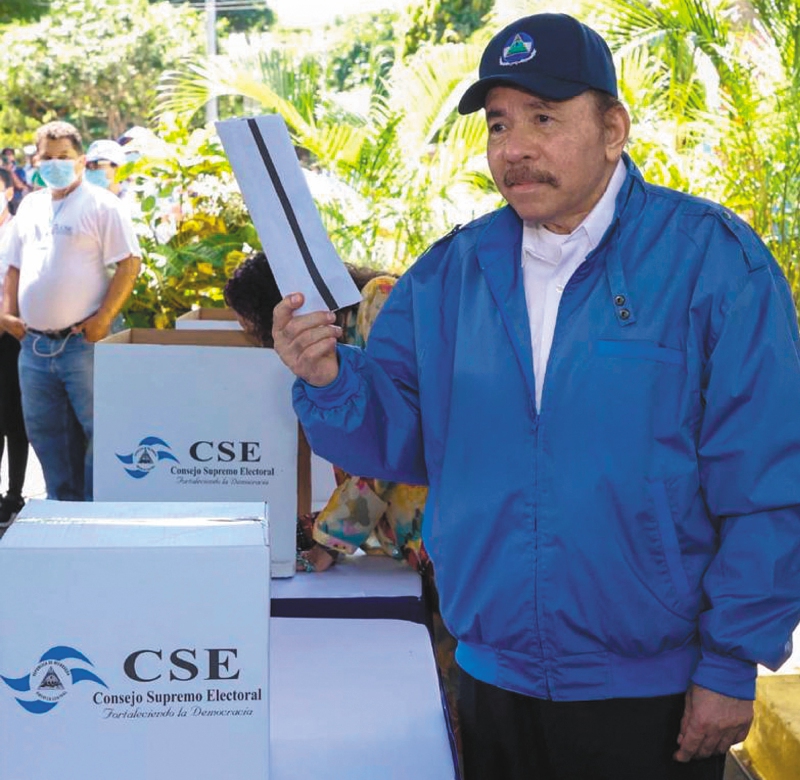 Farsa electoral en Nicaragua: Daniel Ortega no soltó el poder