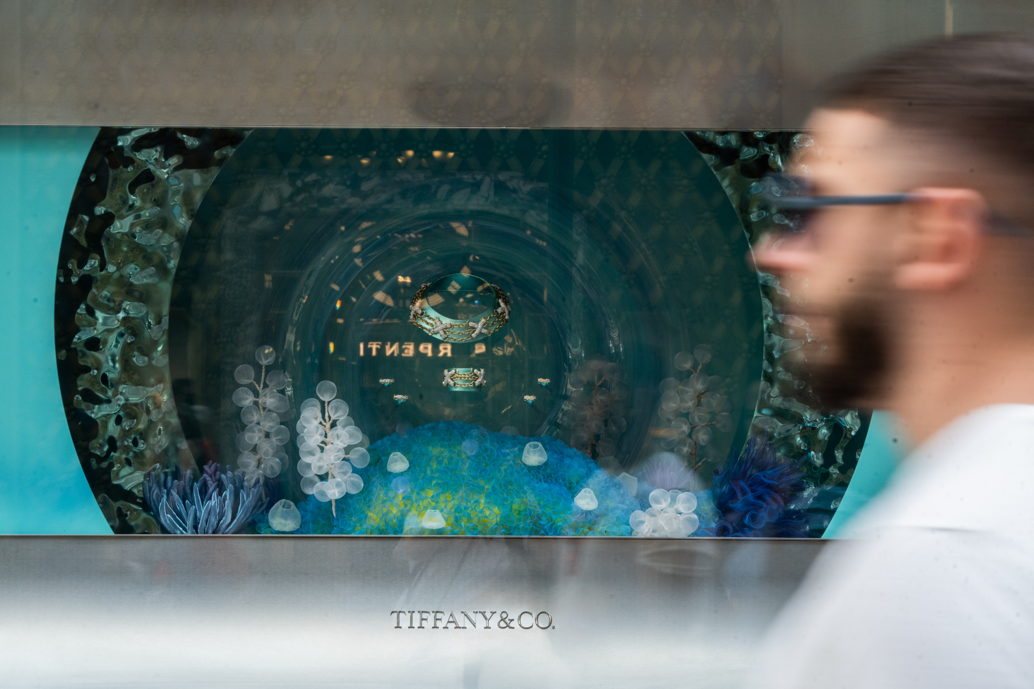Tienda insignia de Tiffany & Co. en la Quinta Avenida en Nueva York, EE.UU.
Foto: Jeenah Moon/Bloomberg