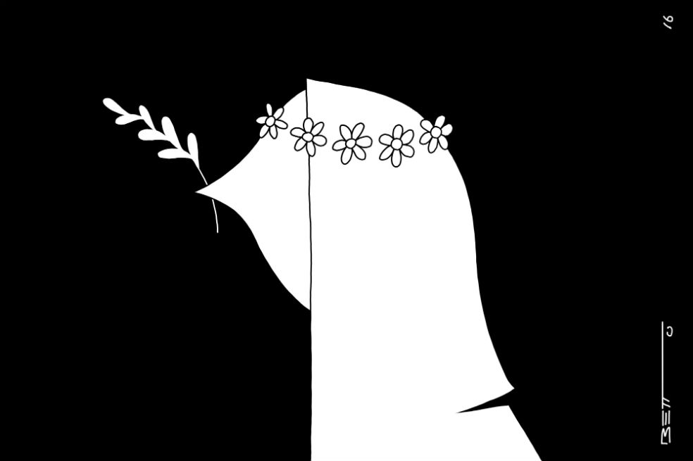 Vestida y alborotada