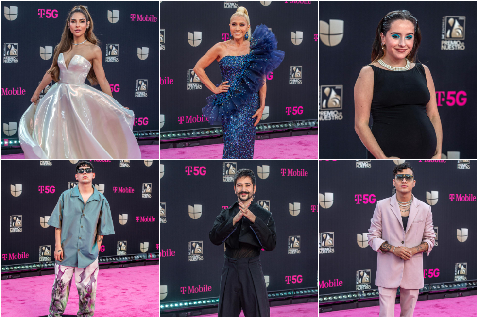 Explosión de estilos y elegancia en la alfombra magenta de Premio Lo Nuestro 2022