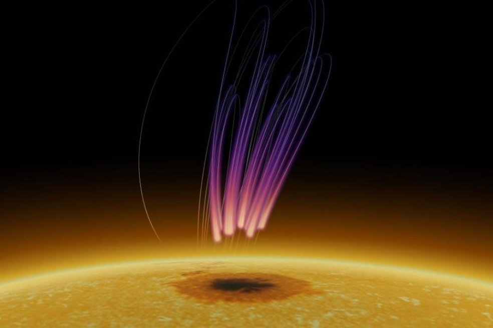 Por primera vez, detectan en el Sol una emisión similar a la aurora boreal