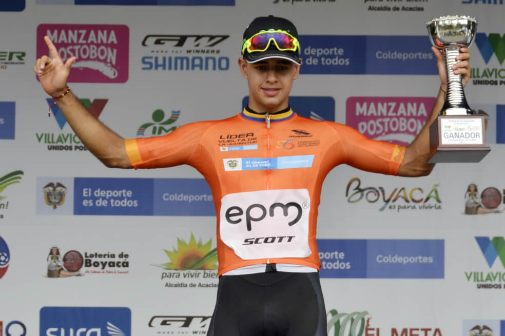 Miguel Ángel Sarmiento ganó la primera etapa de la Vuelta de la Juventud