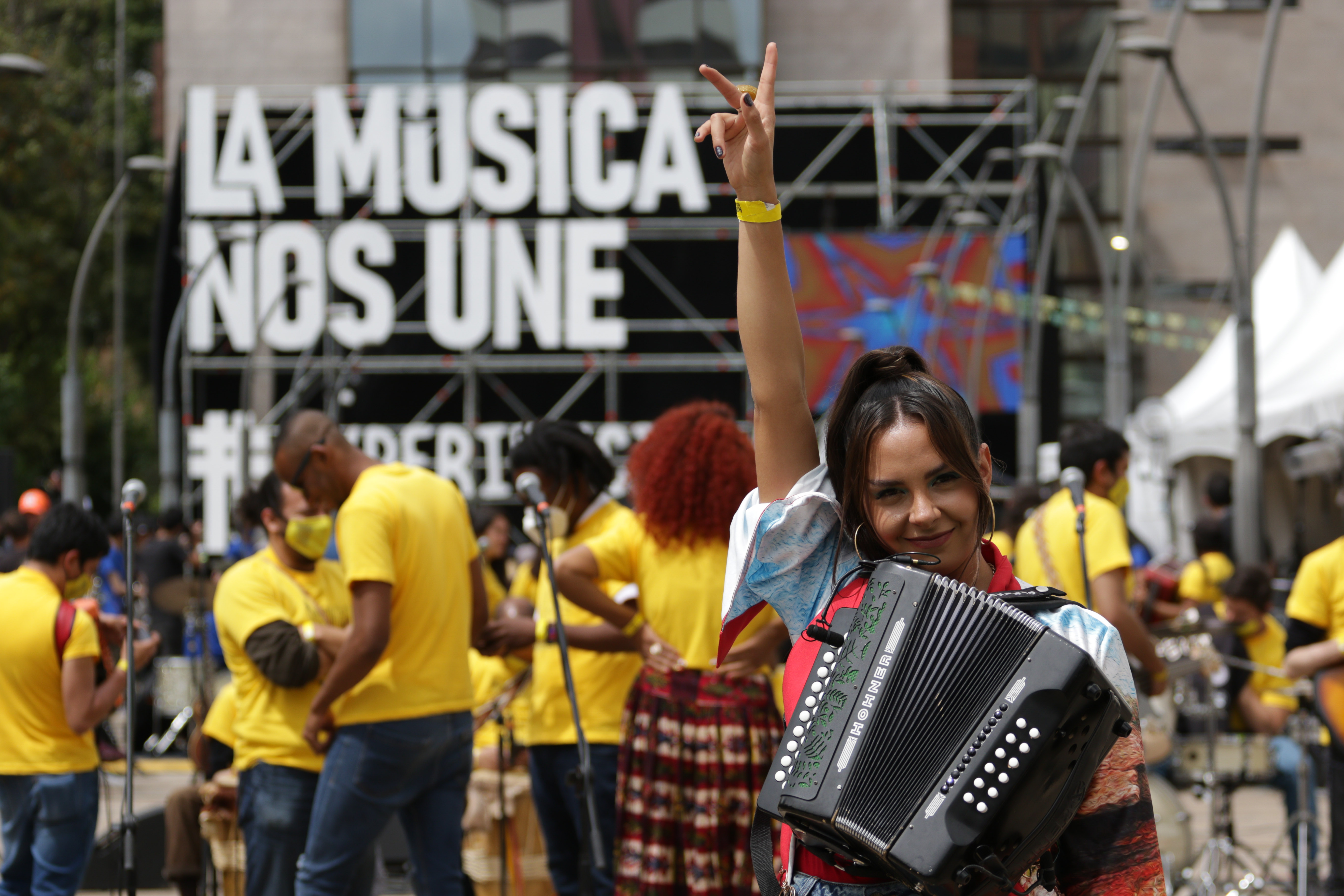 “La música nos une”, así se vivió la jornada de reactivación artística en Bogotá