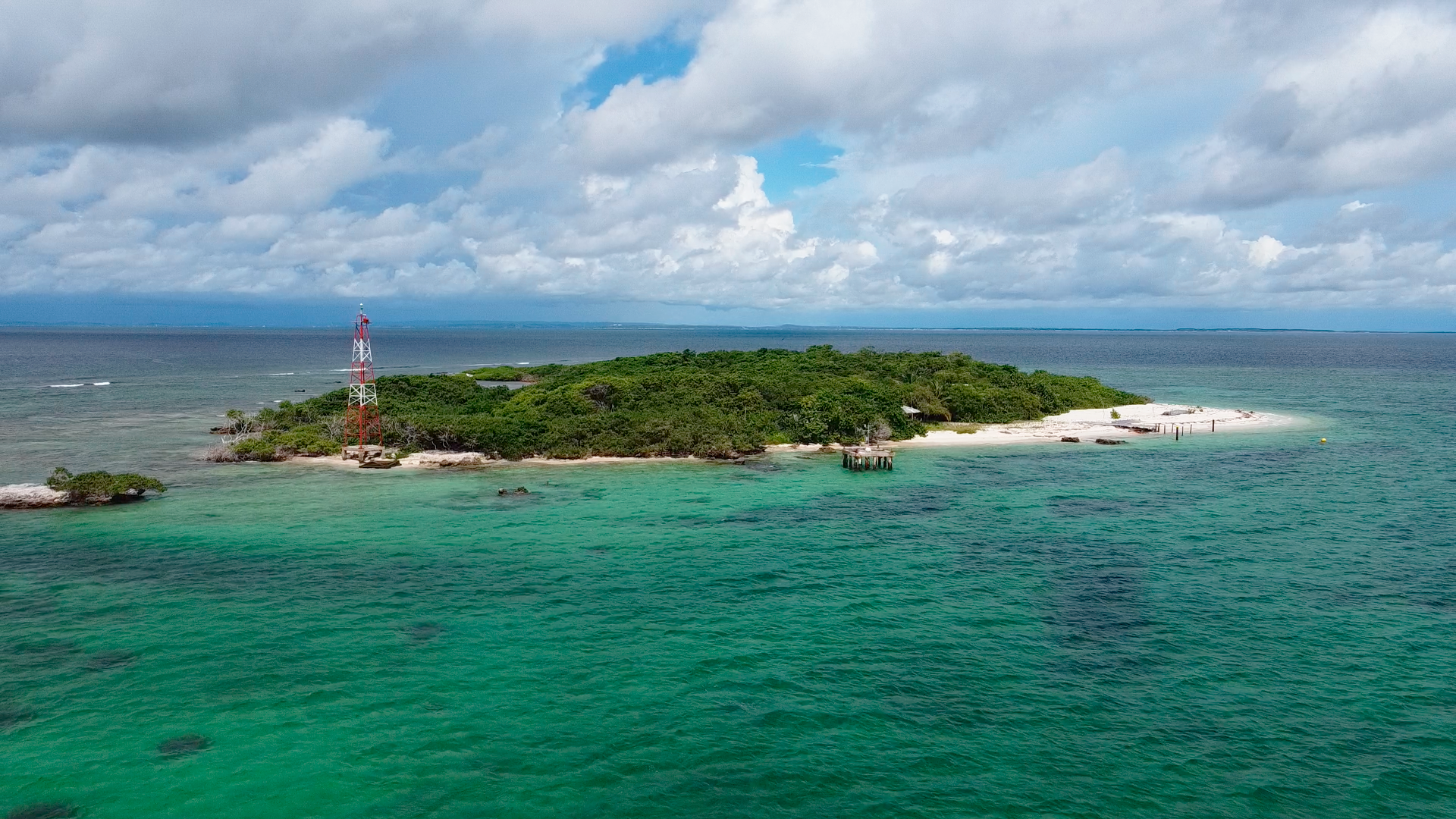 Isla Tesoro, un paraíso en Corales del Rosario amenazado por la erosión