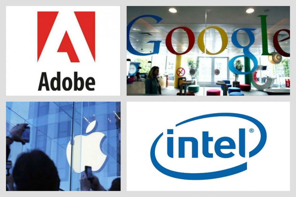 Apple, Google, Intel y Adobe pagarán US$ 415 millones por pactar no robarse empleados