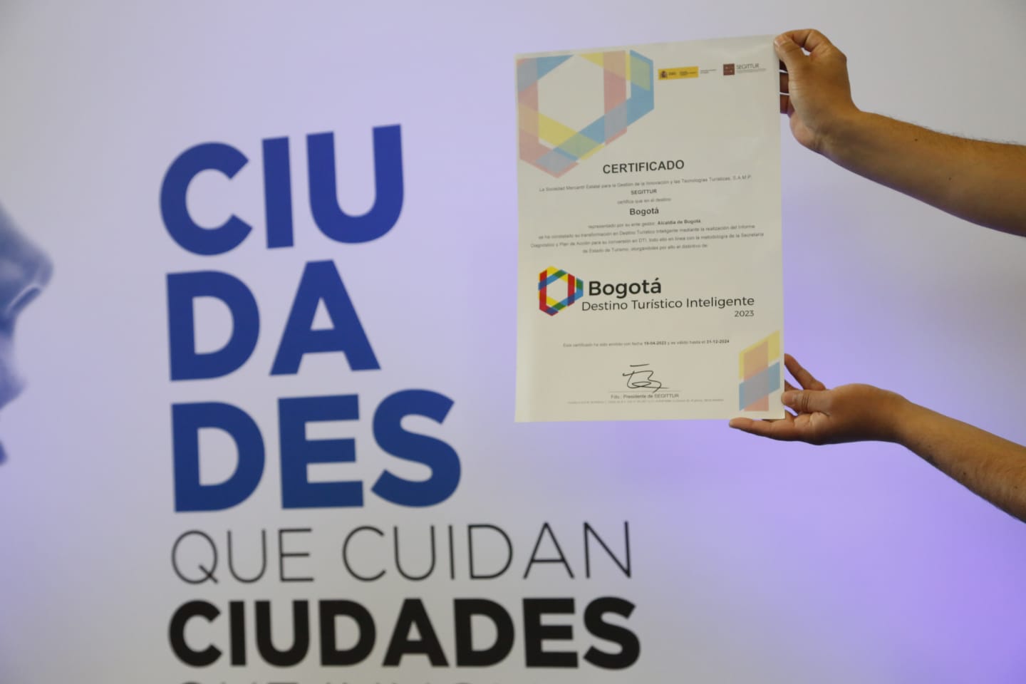 Bogotá recibe la acreditación de Destino Turístico Inteligente