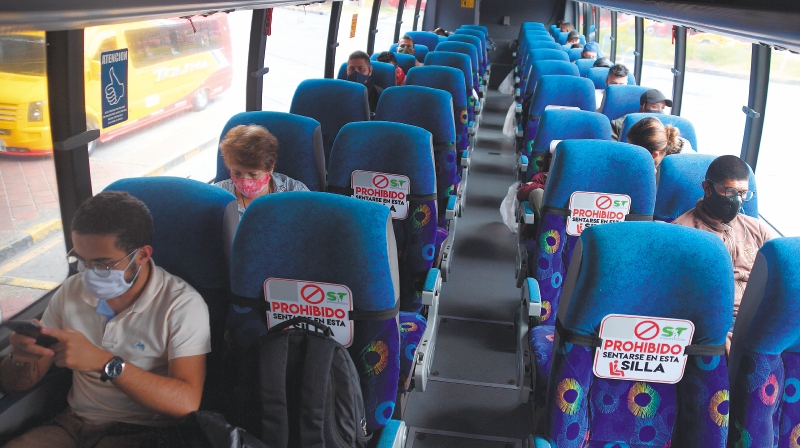 Cerca de 28.000 personas han utilizado el transporte terrestre, desde su reapertura en Bogotá