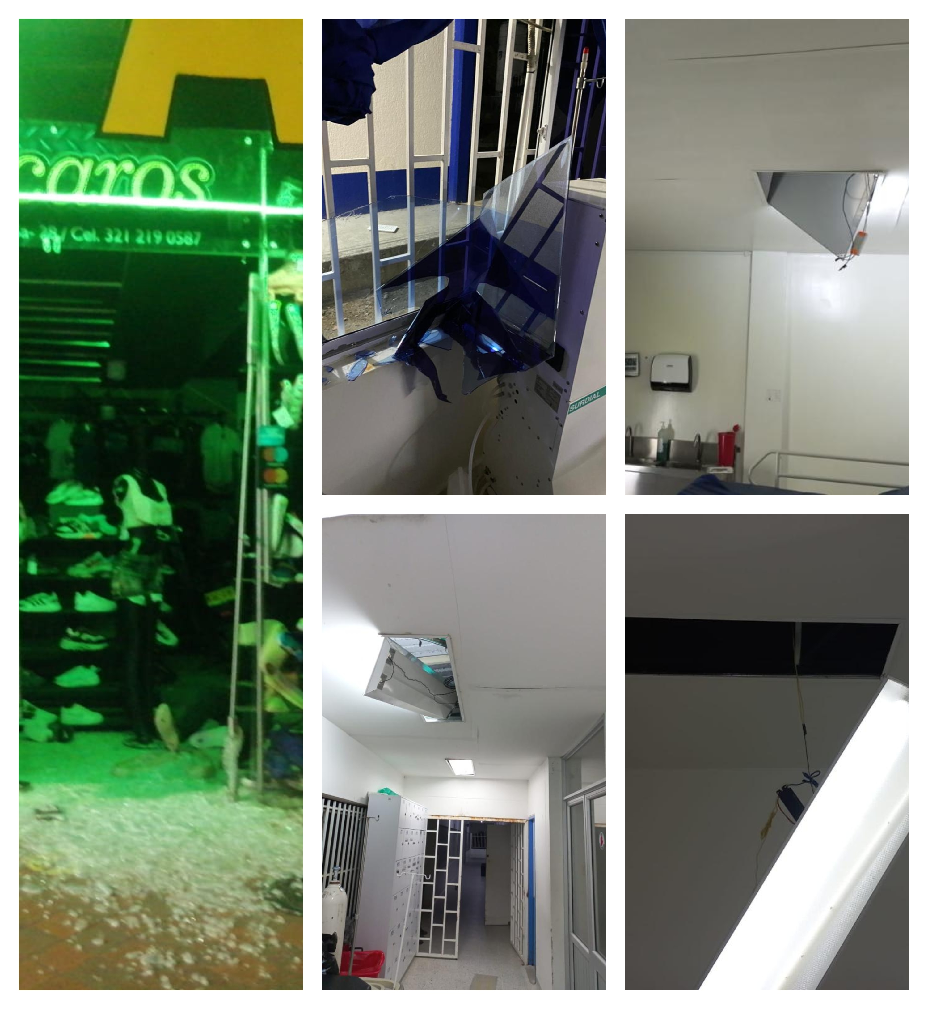 La explosión dejó una persona muerta y cinco heridos, además de daños en locales comerciales y otros inmuebles.