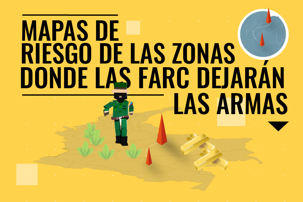 Los riesgos aledaños a las zonas veredales donde las Farc dejarán las armas