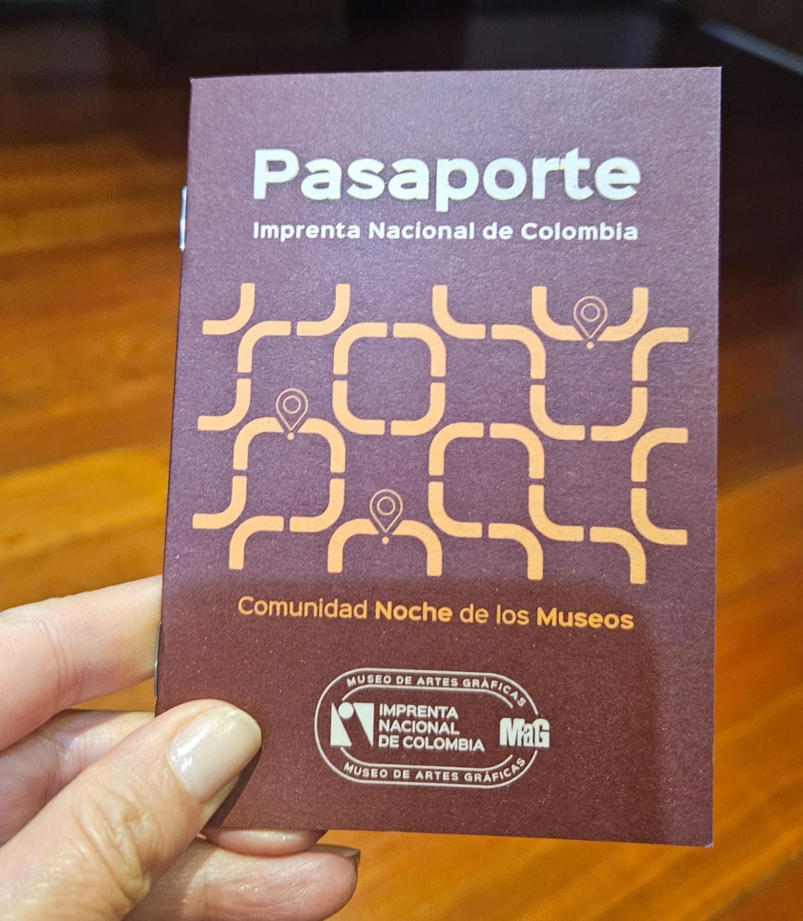 Este es el pasaporte MAG.