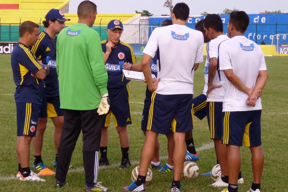 Colombia entrenó con ocho jugadores durante el domingo
