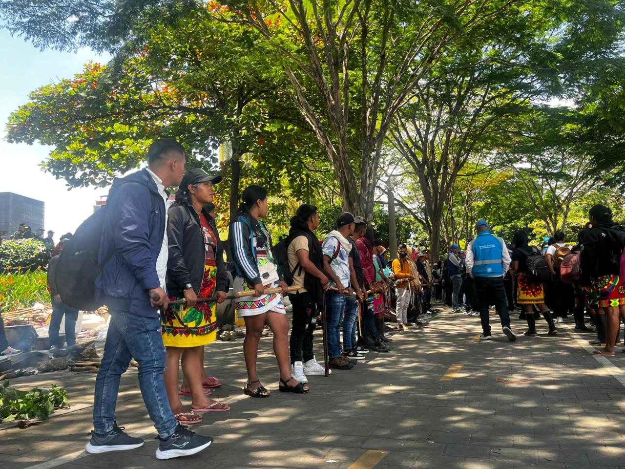 Los pasos de la minga indígena por Medellín