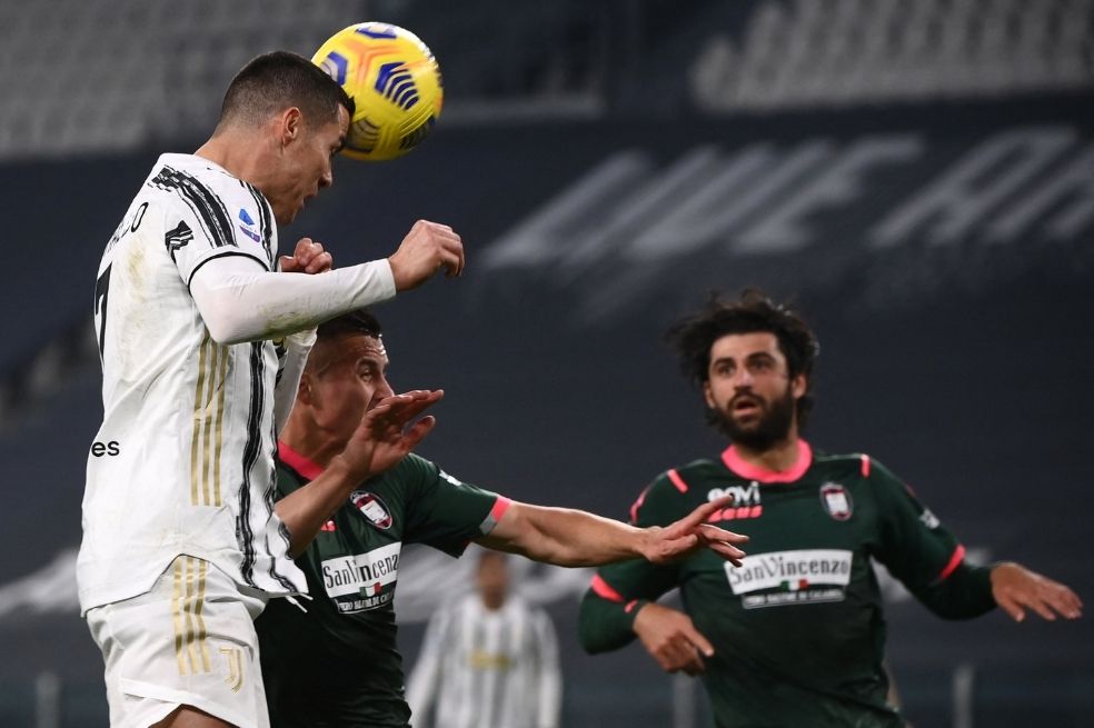 CR7 llegó a los 70 goles en la Serie A y estableció una marca personal